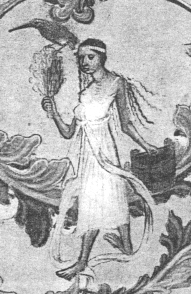 a bathhouse babe from
                the Wenceslaus bible